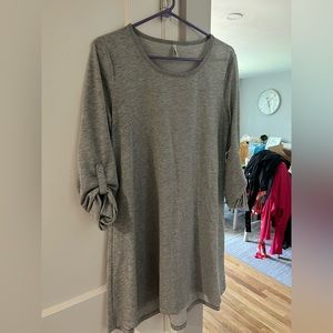 Cute gray cotton dress